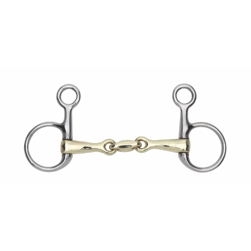 Shires Brass Hanging Cheek With Lozenge Bit-Bit-Pegasus-5"-Evolution Equestrian Co.