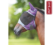 Load image into Gallery viewer, Shires Deluxe Fly Mask with Ears-Fly Mask-Pegasus-Pony-Purple-Evolution Equestrian Co.
