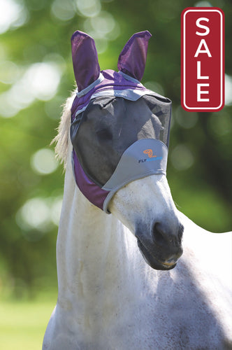 Shires Deluxe Fly Mask with Ears-Fly Mask-Pegasus-Pony-Green-Evolution Equestrian Co.