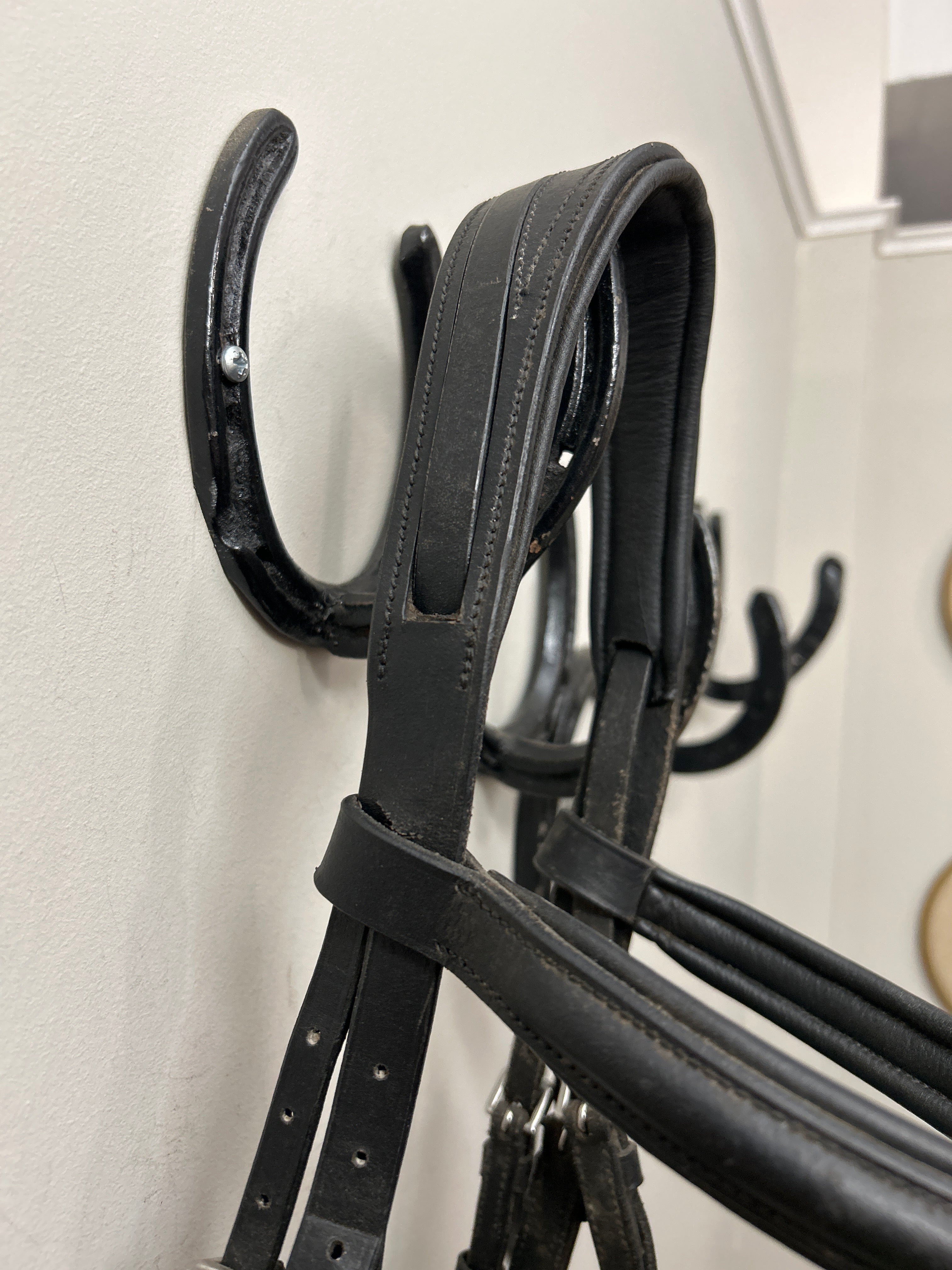 Shires Dressage Bridle Black Full-Bridle-Consignment-Evolution Equestrian Co.
