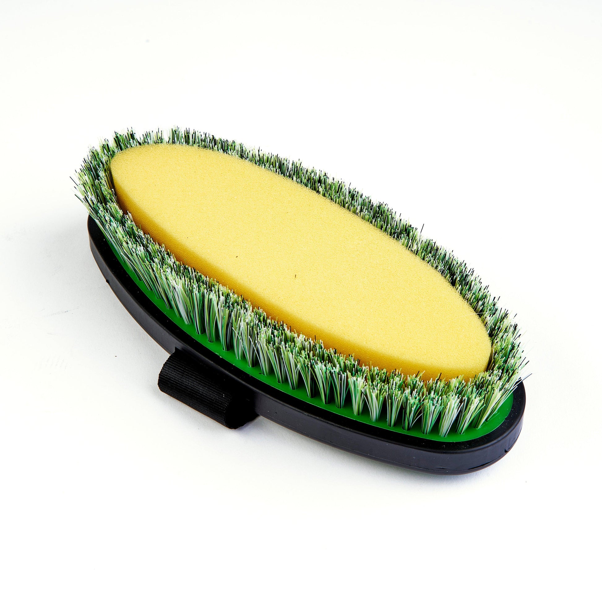 Shires EZI-Groom Grip Body Wash Brush-Horse Brush-Pegasus-Lime Green-Evolution Equestrian Co.