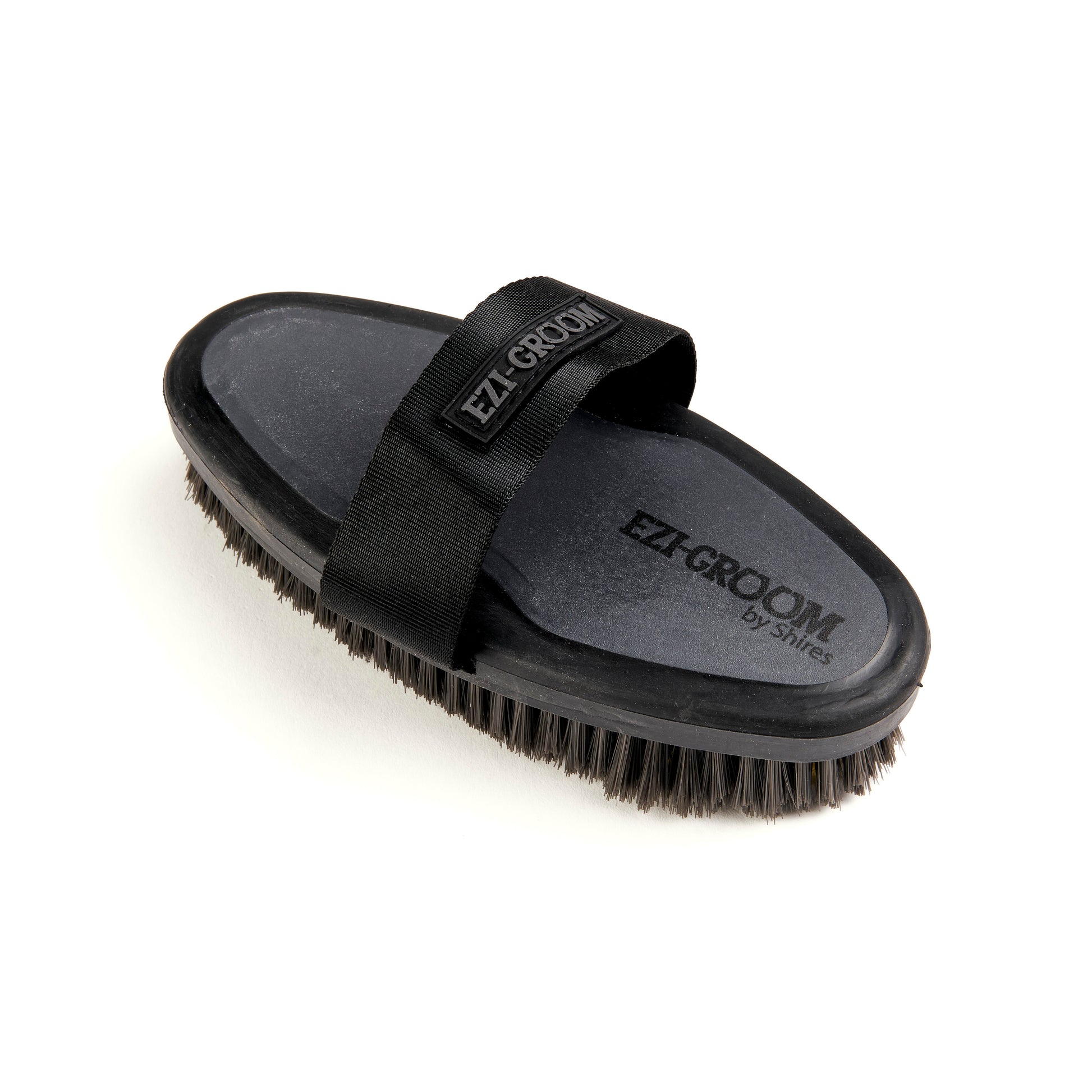 Shires EZI-Groom Grip Body Wash Brush-Horse Brush-Pegasus-Black-Evolution Equestrian Co.