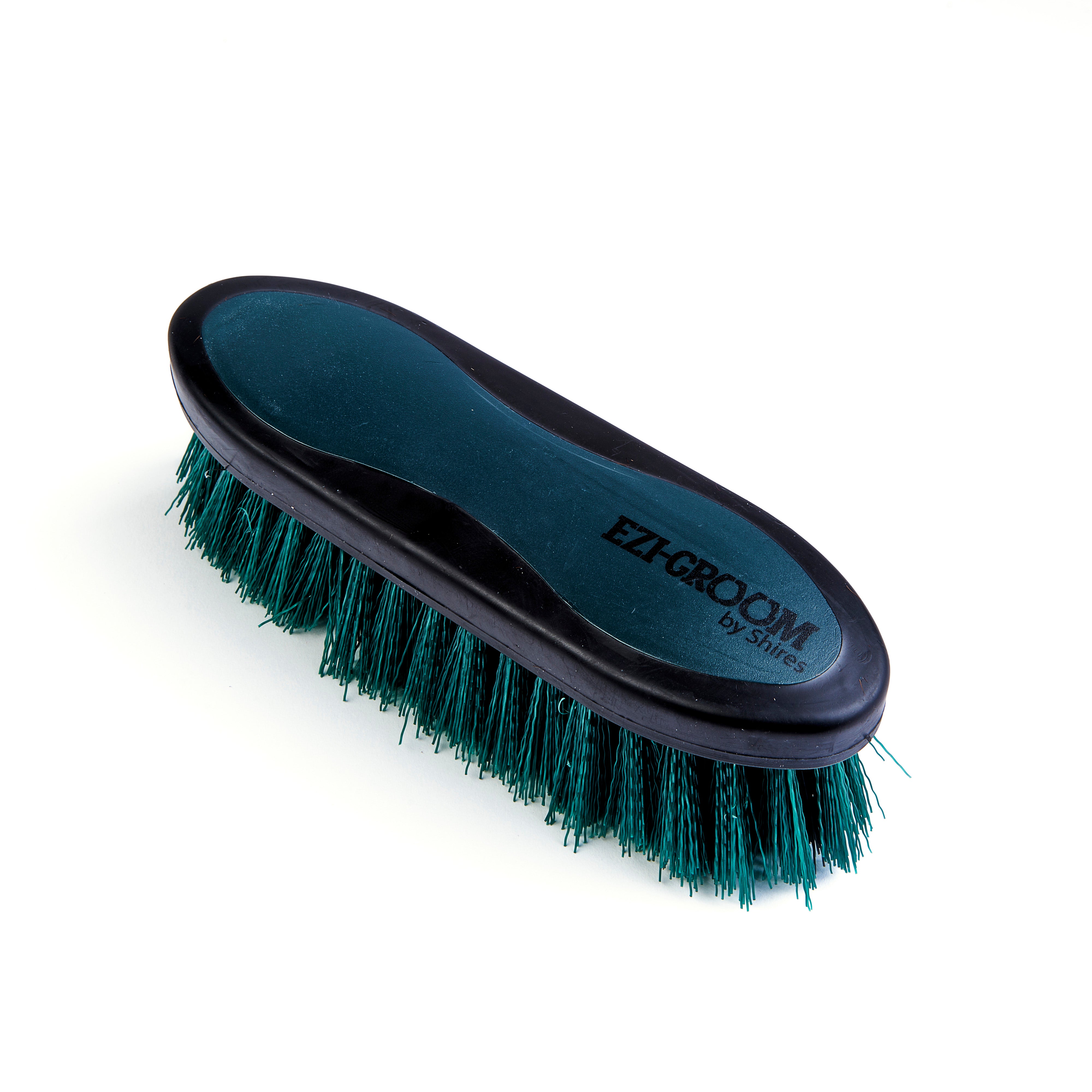 Shires EZI-Groom Large Dandy Brush-Horse Brush-Pegasus-Blue-Evolution Equestrian Co.