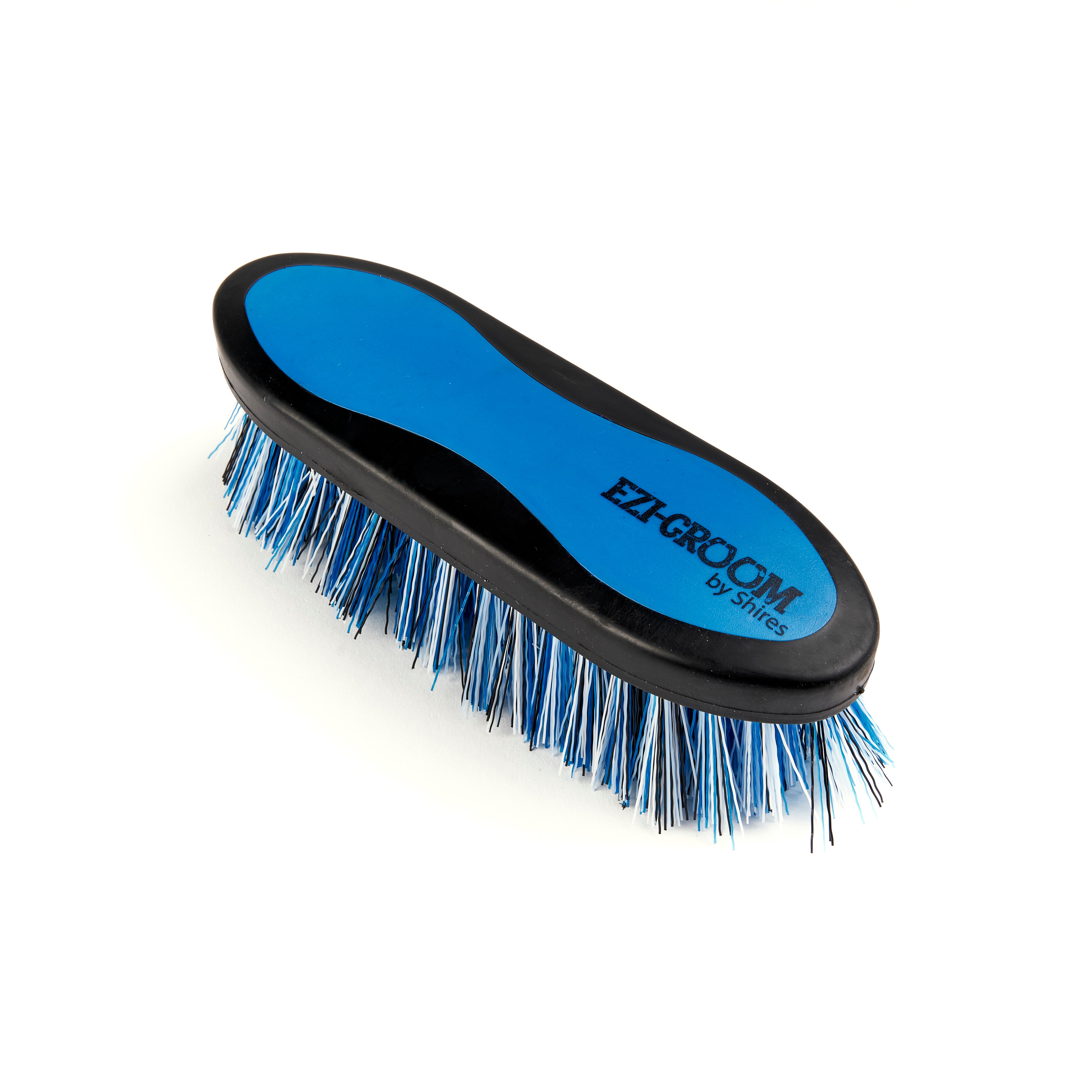 Shires EZI-Groom Large Dandy Brush-Horse Brush-Pegasus-Blue-Evolution Equestrian Co.