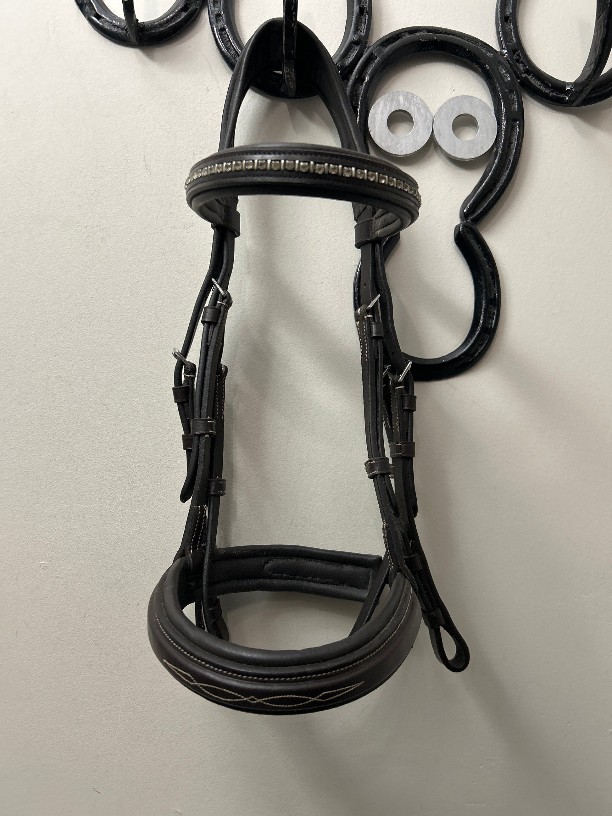 Shires Equestrian Avignon Wellington Havana Cob Bridle-Bridle-Consignment-Evolution Equestrian Co.