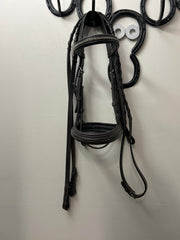 Shires Equestrian Avignon Wellington Havana Cob Bridle-Bridle-Consignment-Evolution Equestrian Co.