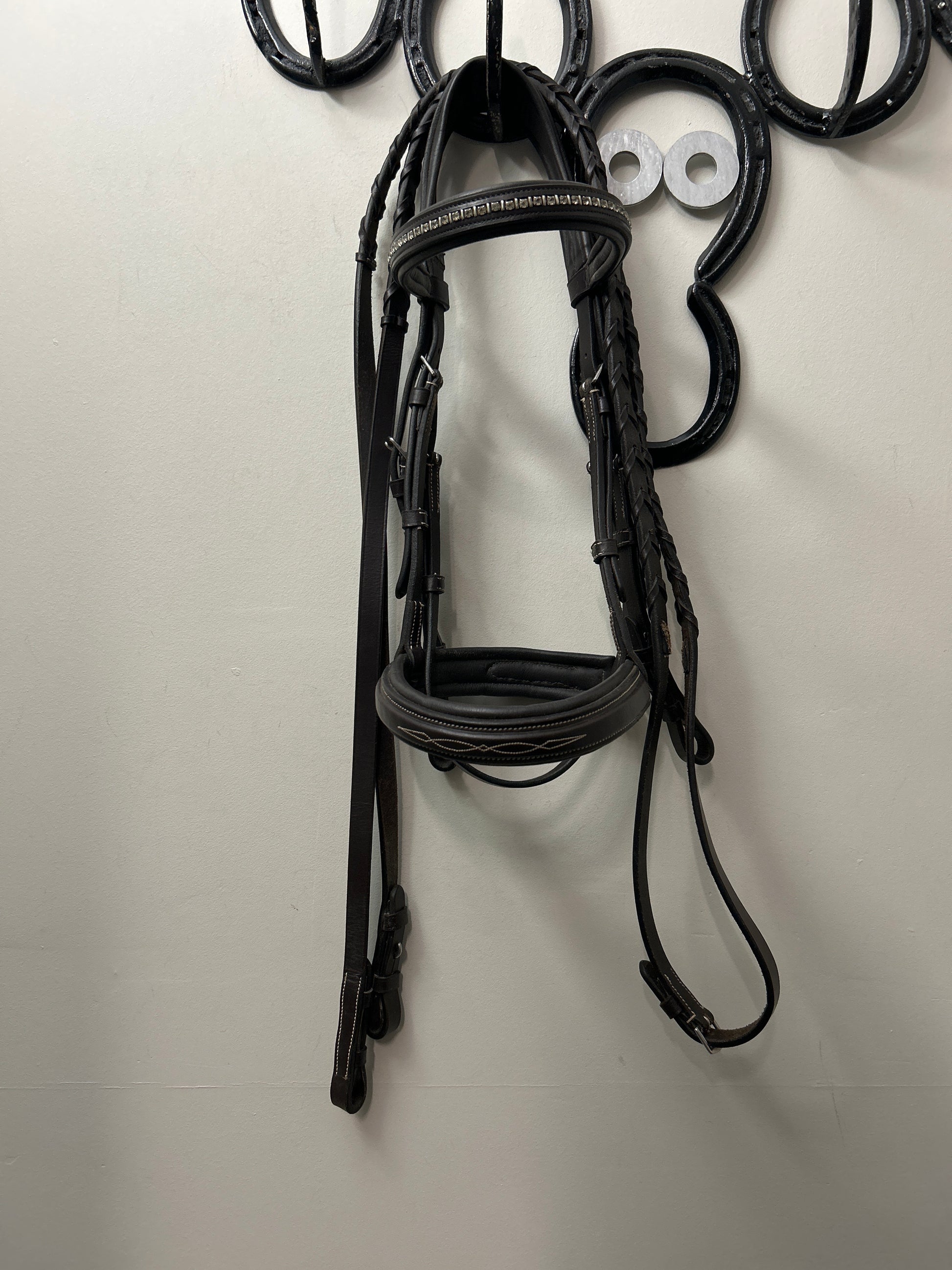 Shires Equestrian Avignon Wellington Havana Cob Bridle-Bridle-Consignment-Evolution Equestrian Co.