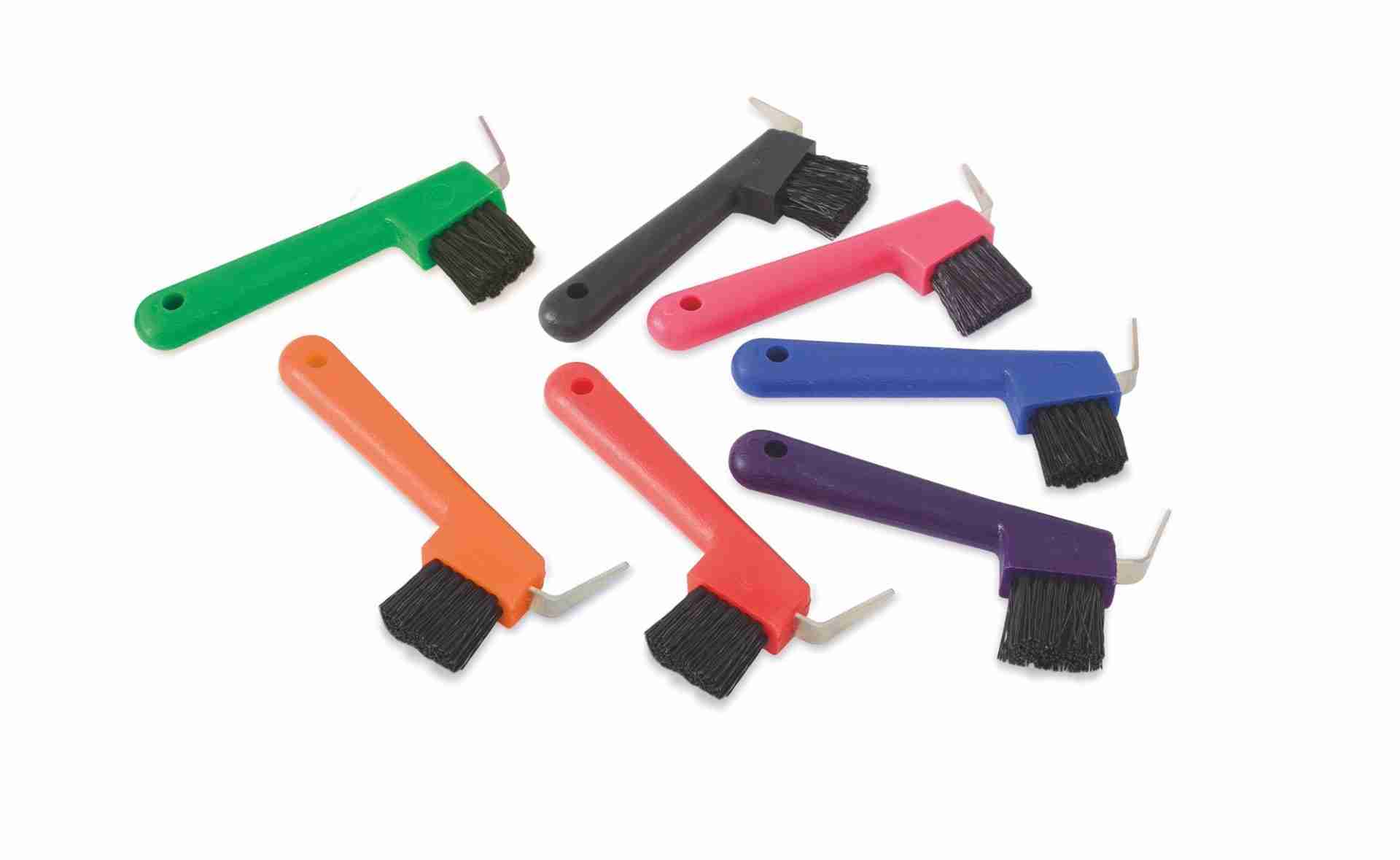 Shires Ezi-Groom Hoof Pick with Brush-Hoof Care-Pegasus-Blue-Evolution Equestrian Co.