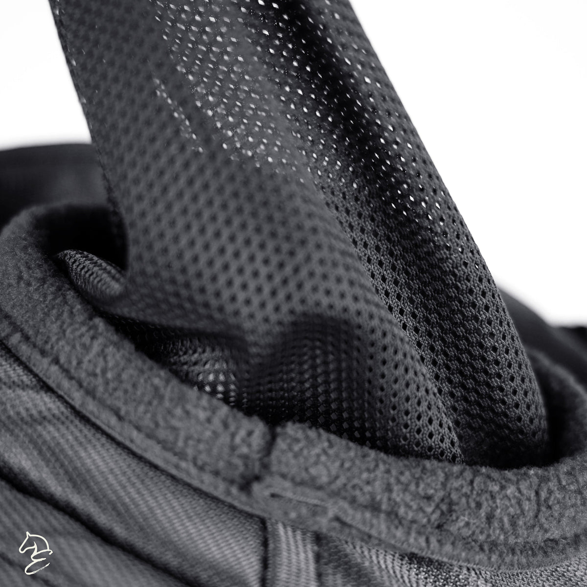 Shires Fine Mesh Fly Mask with Ears-Fly Mask-Pegasus-Small Pony-Jet Black-Evolution Equestrian Co.