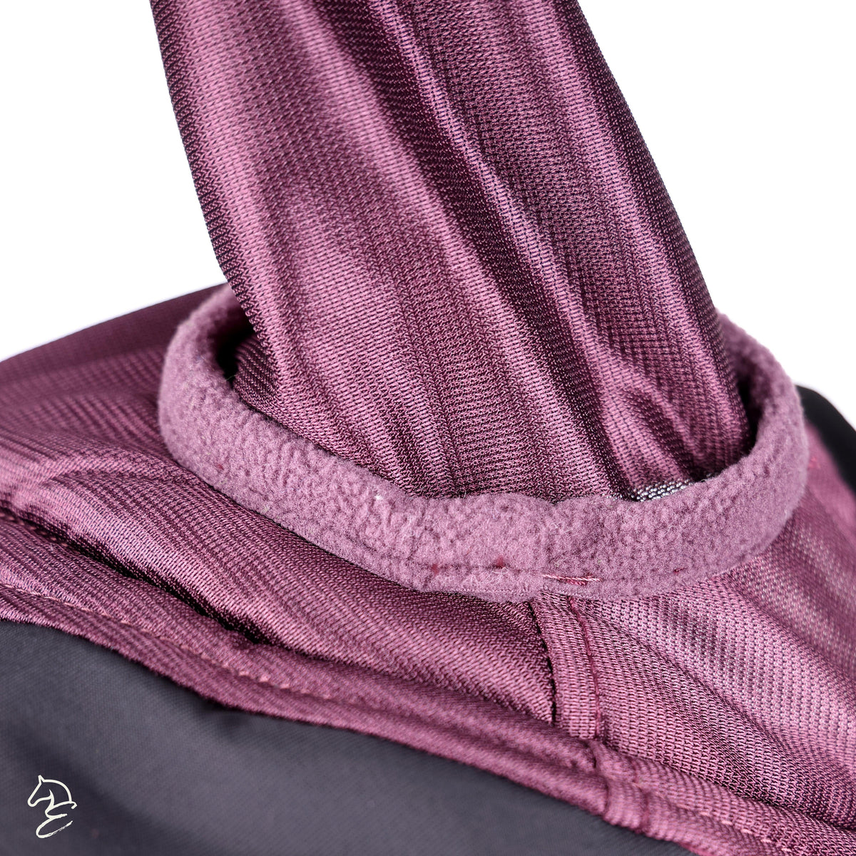 Shires FlyGuard Pro Deluxe Fly Mask with Ears-Fly Mask-Pegasus-Pony-Black Cherry-Evolution Equestrian Co.