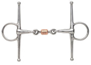 Shires Full Cheek Snaffle with Copper Peanut Bit-Bit-Pegasus-5"-Evolution Equestrian Co.