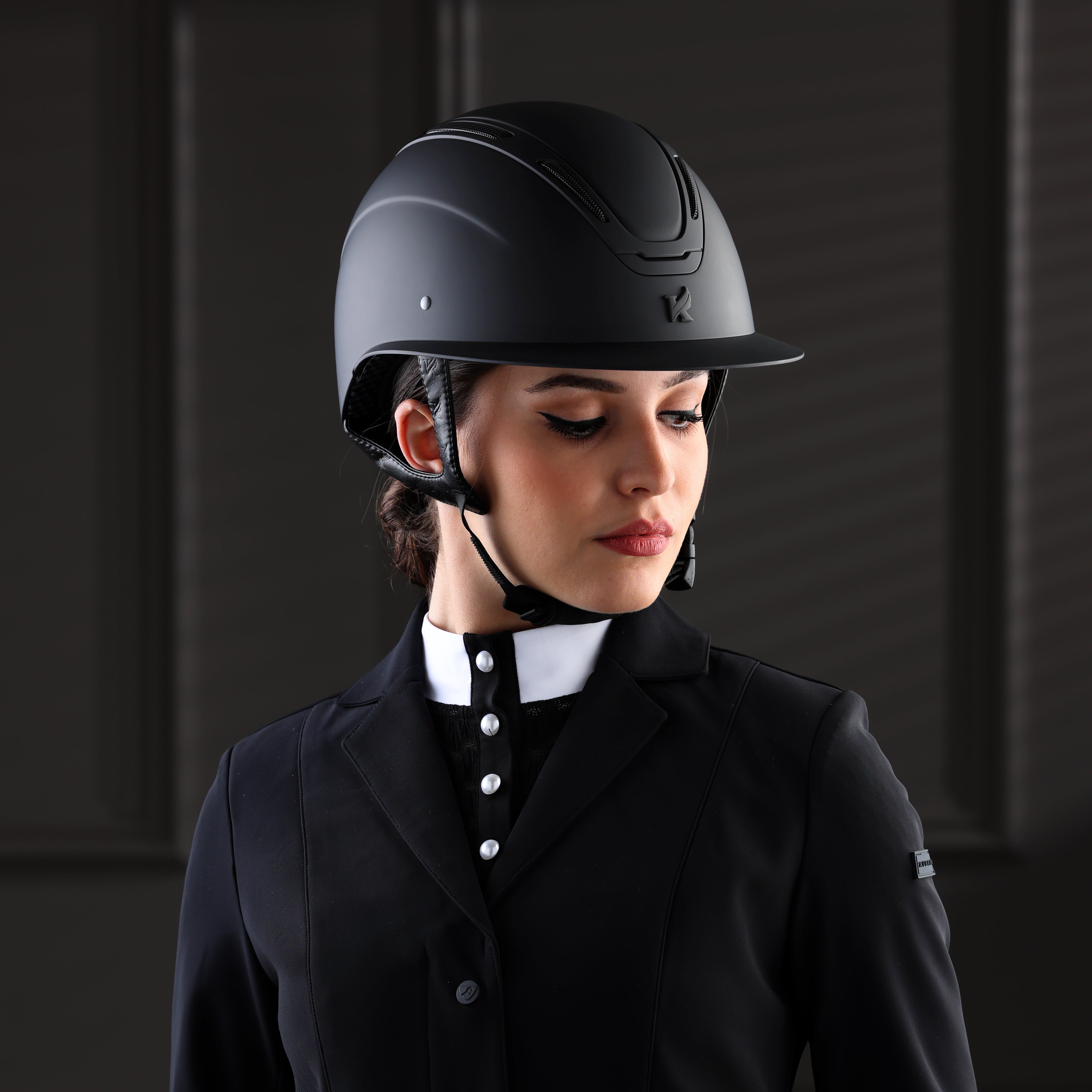 Shires Karben Amity SMRT Helmet-Helmet-Pegasus-Small (52-54cm)-Black-Evolution Equestrian Co.