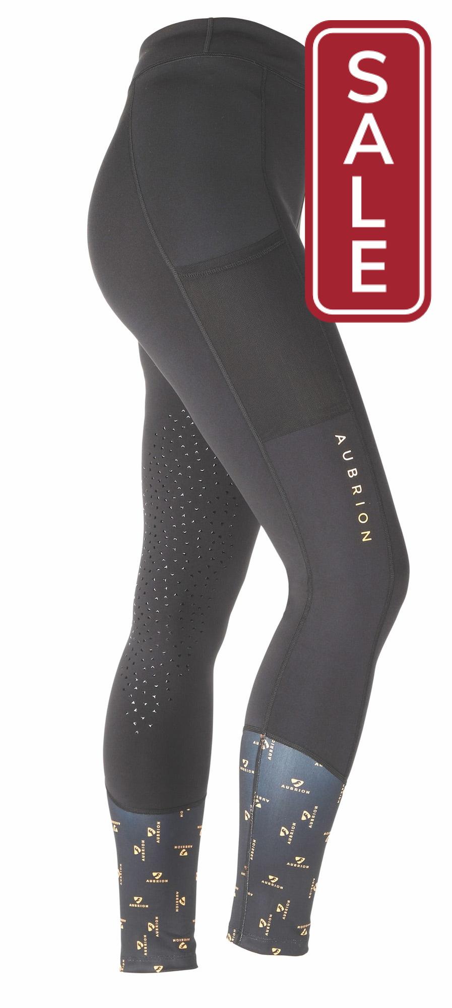 Shires Kids Aubrion Morden Summer Riding Tights-Breeches-Pegasus-5/6 years-Evolution Equestrian Co.