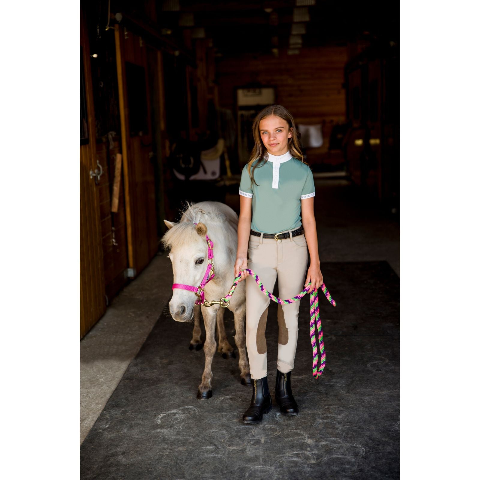 Shires Mini Topaz Halter-Halter-Pegasus-Black-Evolution Equestrian Co.
