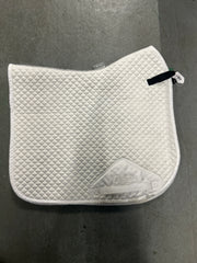 Shires Performance Dressage Saddle Pad White-Dressage Saddle Pad-Consignment-Evolution Equestrian Co.
