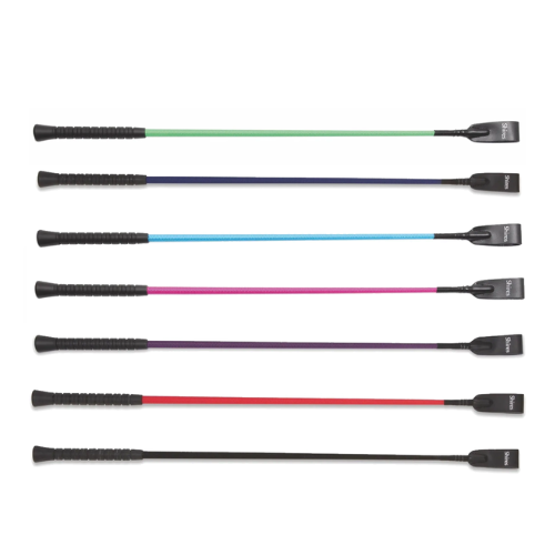 Shires Plain Stem Riding Crop-Horse Training-Pegasus-Black-Evolution Equestrian Co.