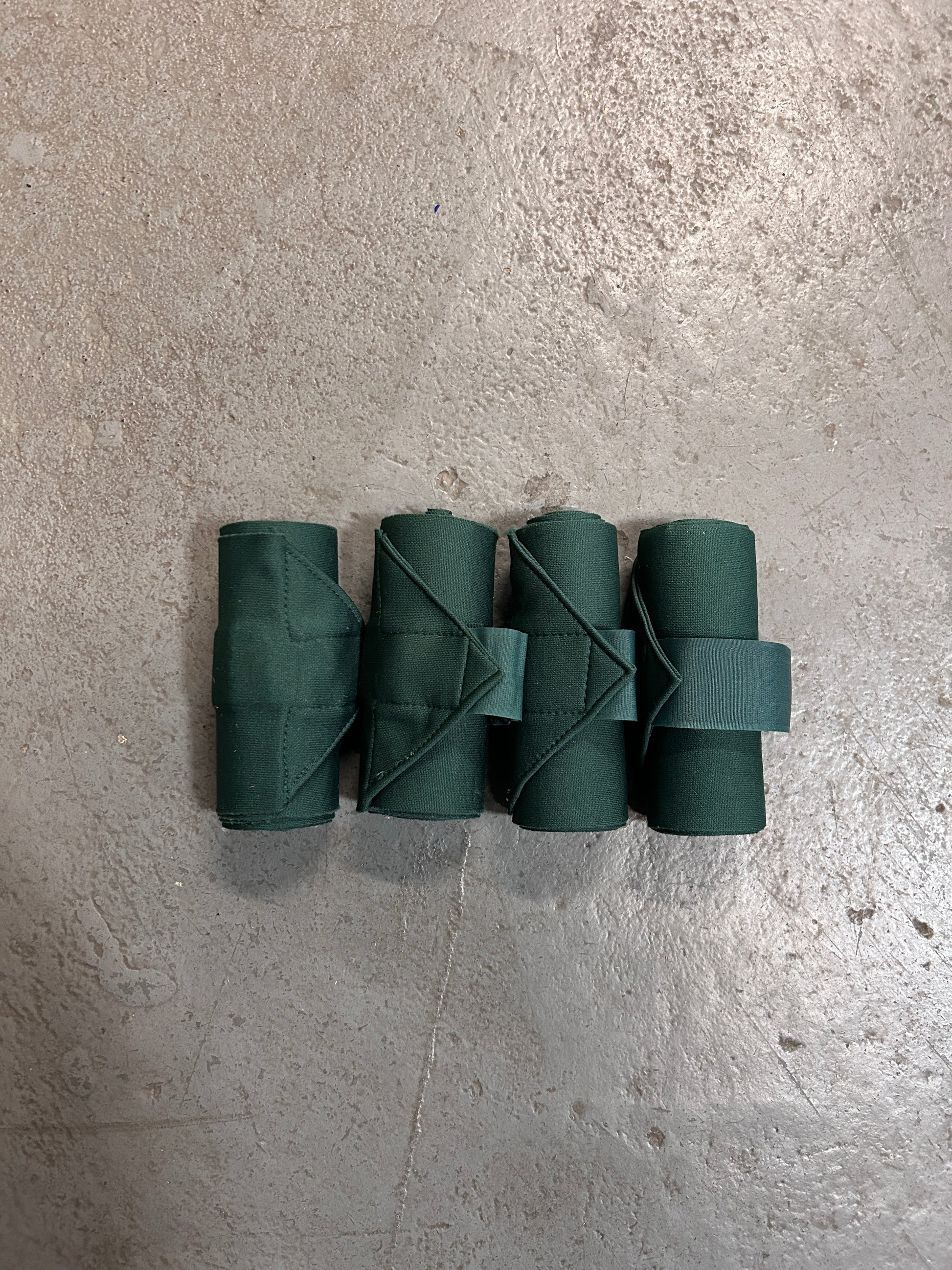 Shires Pony Hunter Green Standing Wraps-Horse Leg Wraps-Consignment-Evolution Equestrian Co.