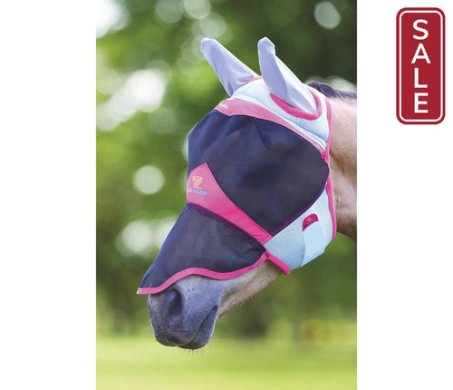 Shires Pro Air Motion Fly Mask with Ears and Nose-Fly Mask-Pegasus-Pony-Evolution Equestrian Co.