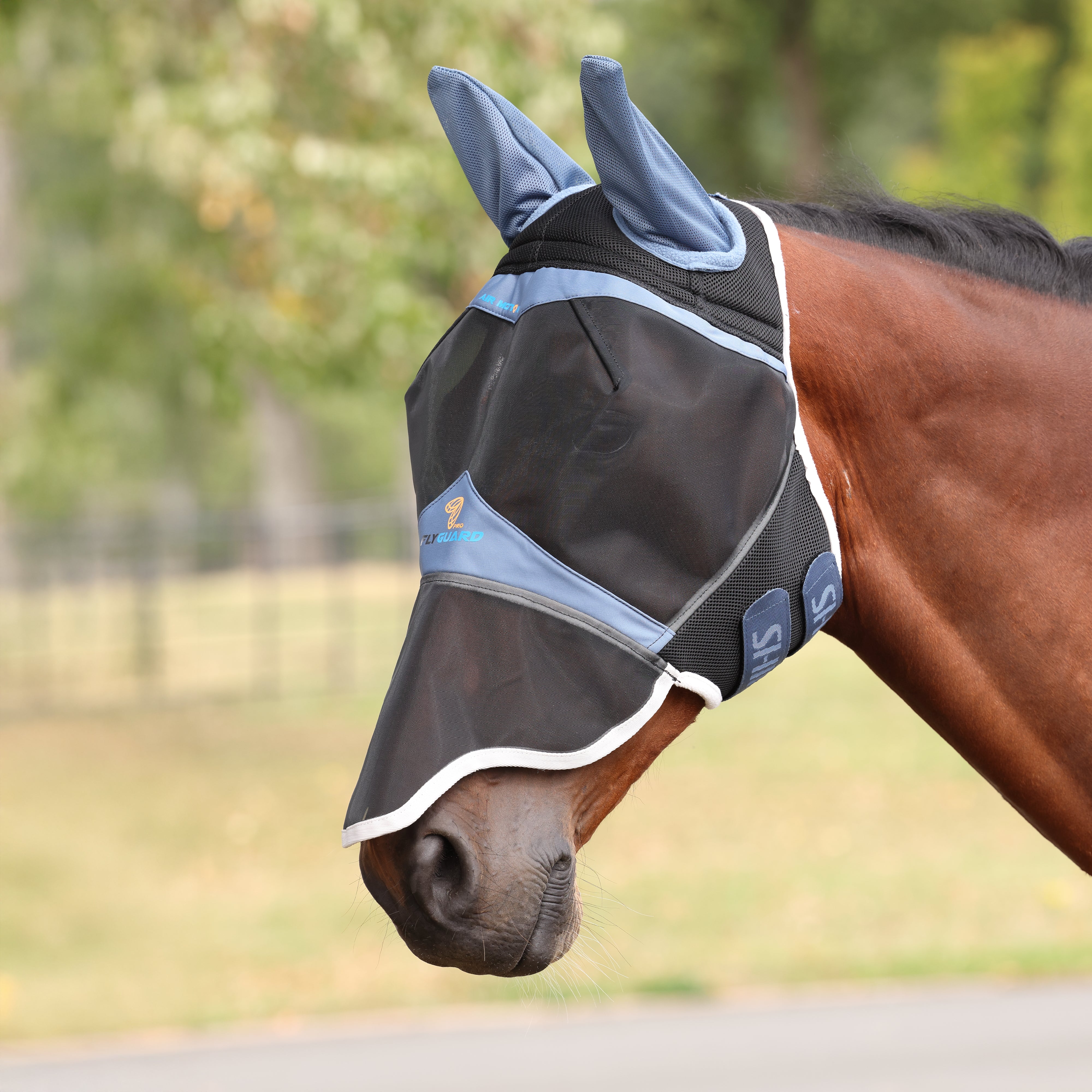 Shires Pro Air Motion Fly Mask with Ears and Nose-Fly Mask-Pegasus-Pony-Evolution Equestrian Co.