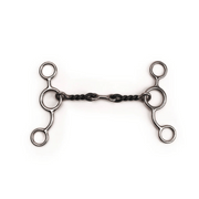 Shires Sweet Iron Twisted Dog Bone Jr Cowhorse-Bit-Pegasus-5"-Evolution Equestrian Co.