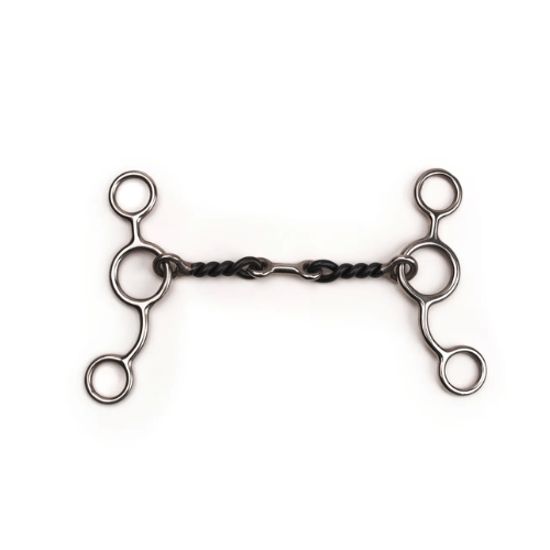 Shires Sweet Iron Twisted Dog Bone Jr Cowhorse-Bit-Pegasus-5"-Evolution Equestrian Co.