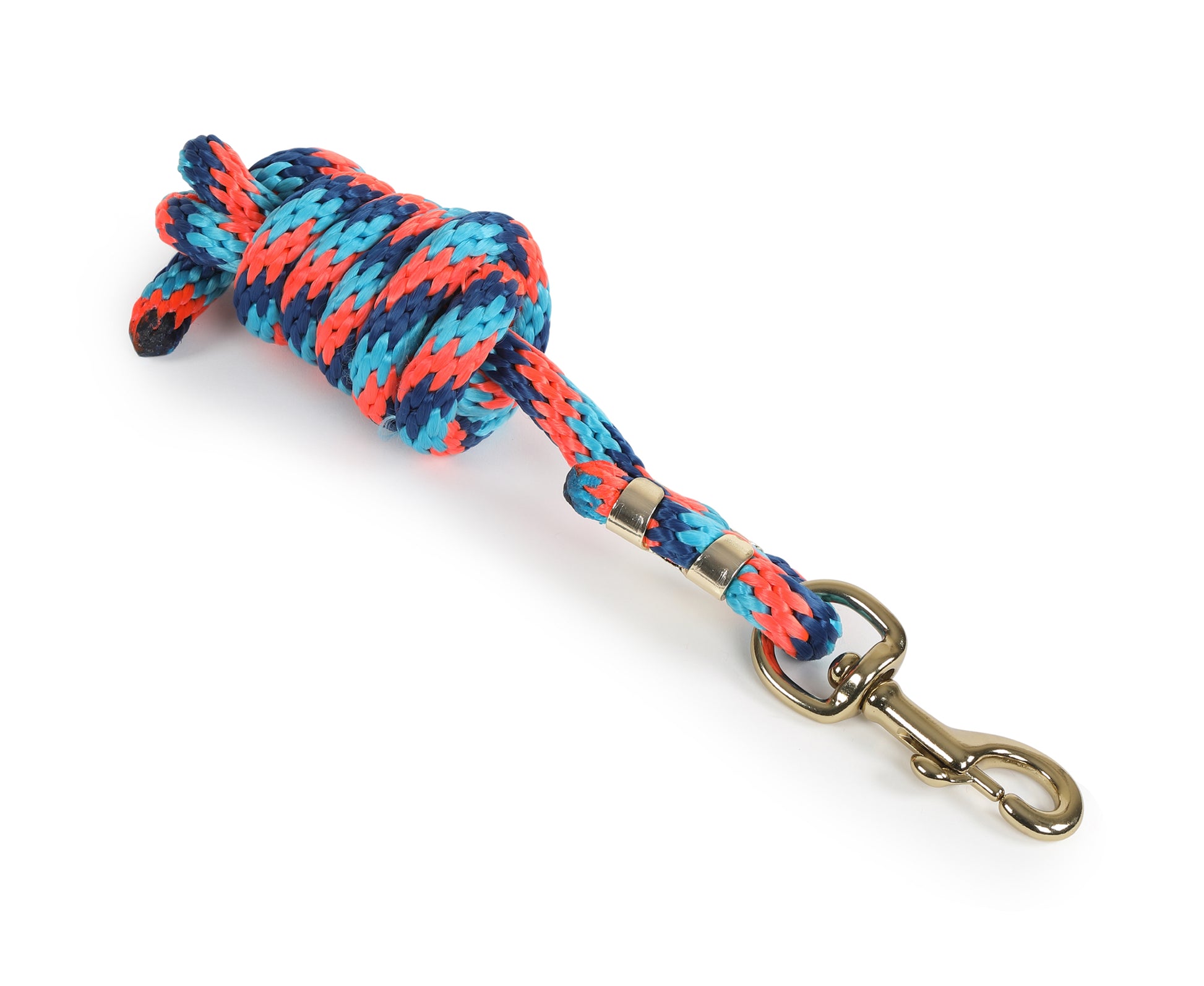 Shires Topaz Lead Rope-Lead Rope-Pegasus-Pink/Navy/Turquoise-Evolution Equestrian Co.