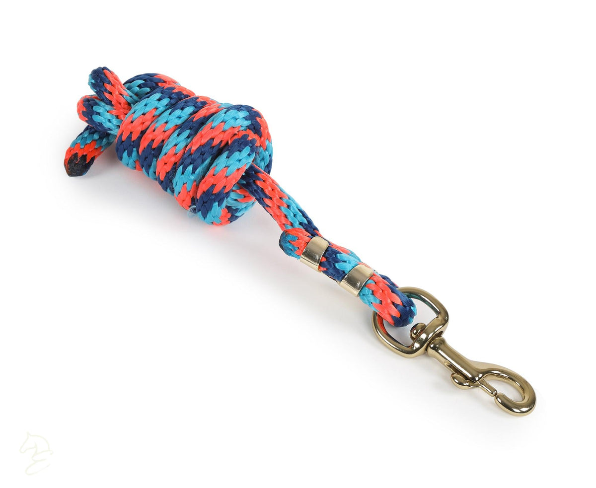 Shires Topaz Lead Rope-Lead Rope-Pegasus-Pink/Navy/Turquoise-Evolution Equestrian Co.