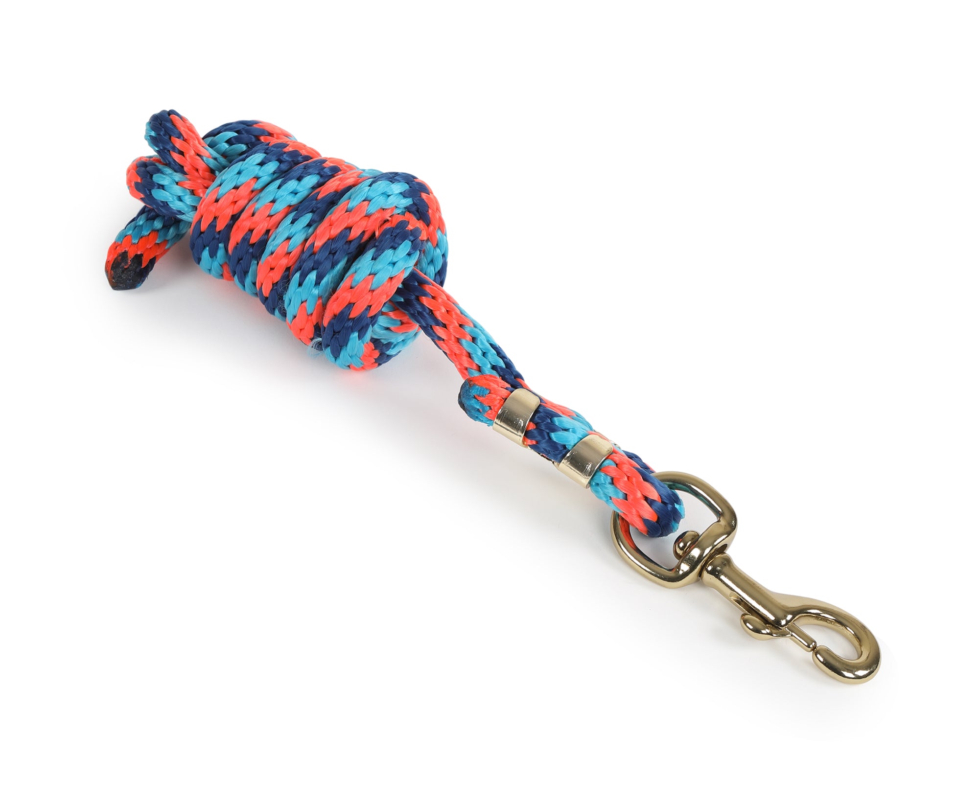 Shires Topaz Lead Rope-Lead Rope-Pegasus-Pink/Navy/Turquoise-Evolution Equestrian Co.