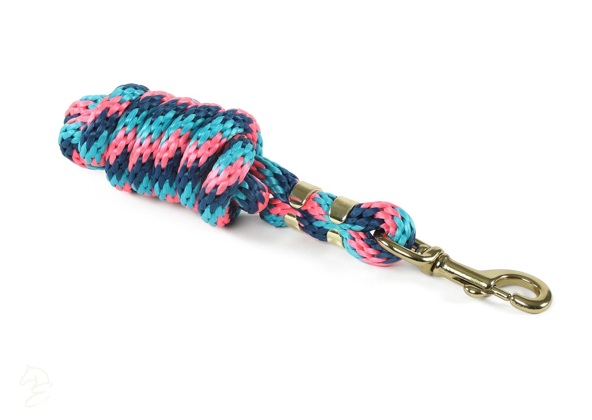 Shires Topaz Lead Rope-Lead Rope-Pegasus-Orange/Navy/Turquoise-Evolution Equestrian Co.