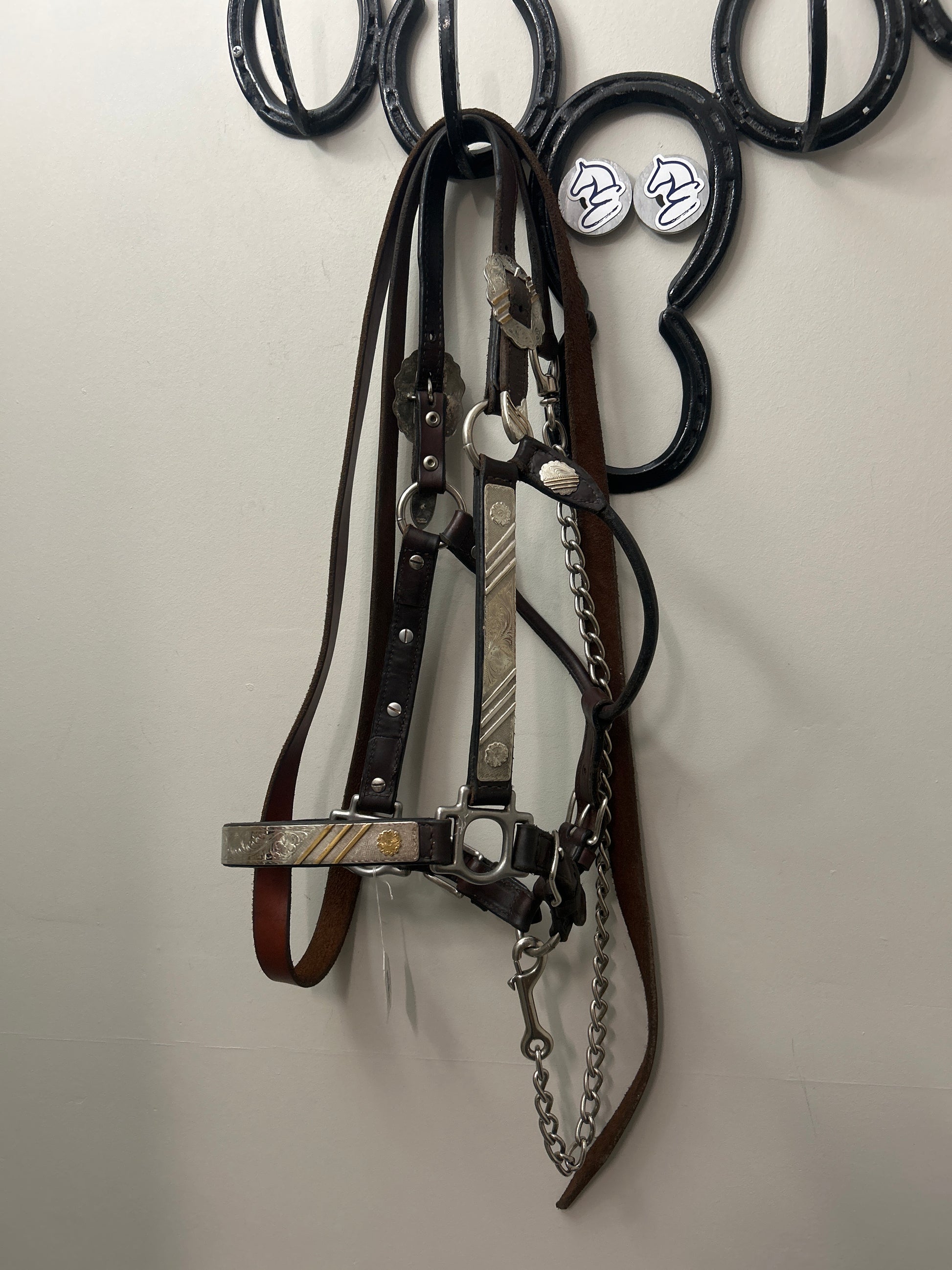 Show Halter with Lead-Show Halter-Consignment-Evolution Equestrian Co.