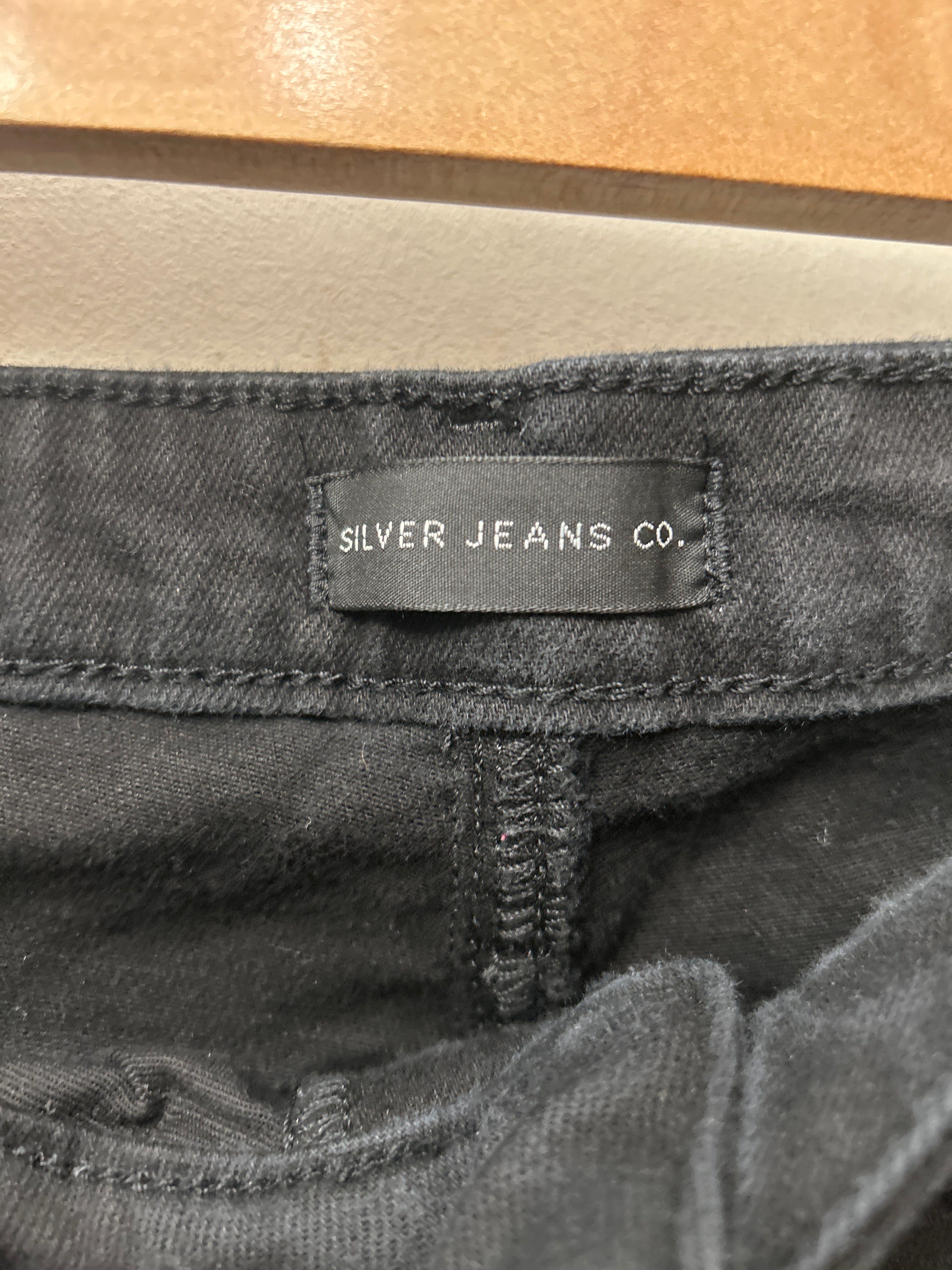 Silver Black Jeans 26-Jeans-Consignment-Evolution Equestrian Co.
