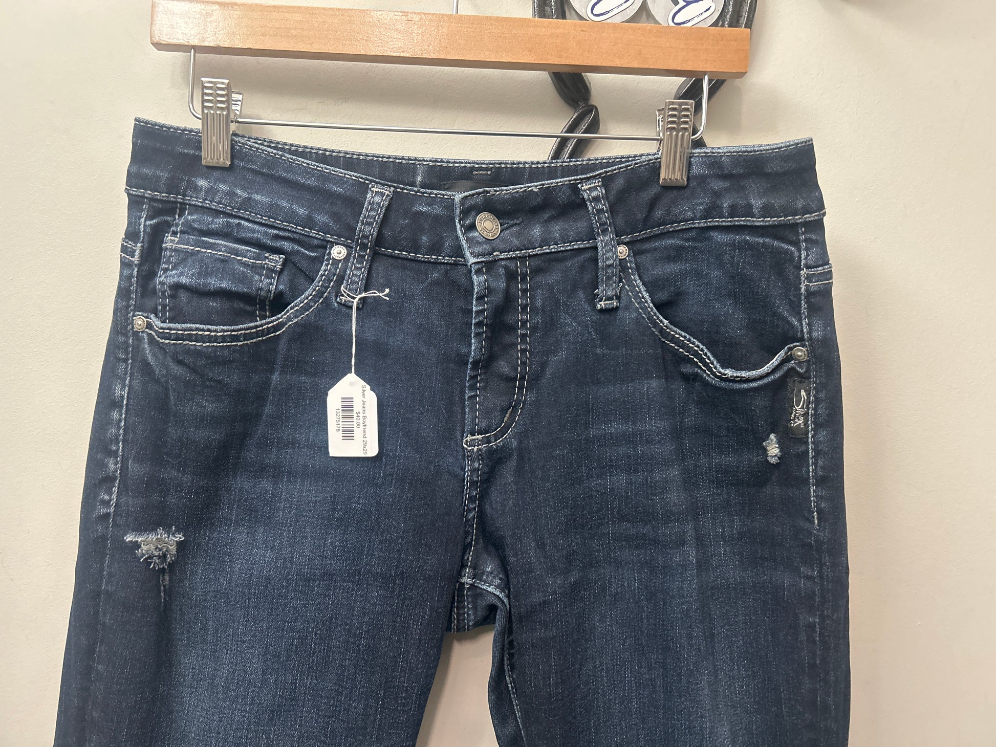 Silver Jeans Boyfriend 29x29-Jeans-Consignment-Evolution Equestrian Co.