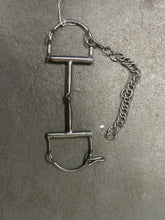 Load image into Gallery viewer, Single Jointed Dee Ring Snaffle with Hooks 5&quot;-Bit-Consignment-Evolution Equestrian Co.
