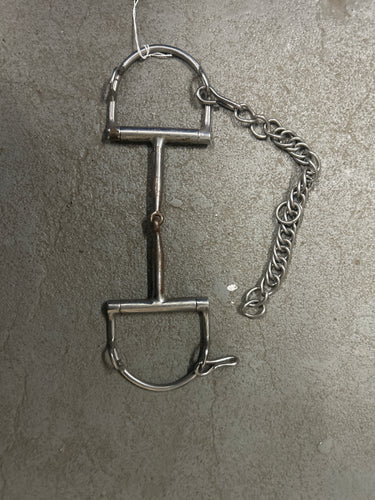 Single Jointed Dee Ring Snaffle with Hooks 5
