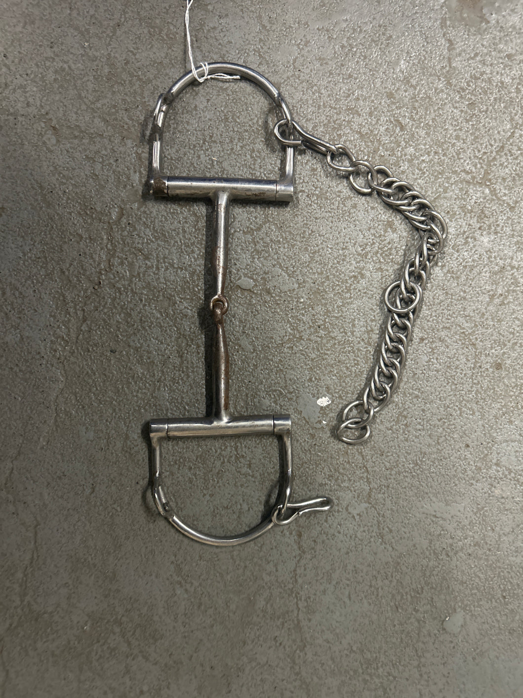 Single Jointed Dee Ring Snaffle with Hooks 5