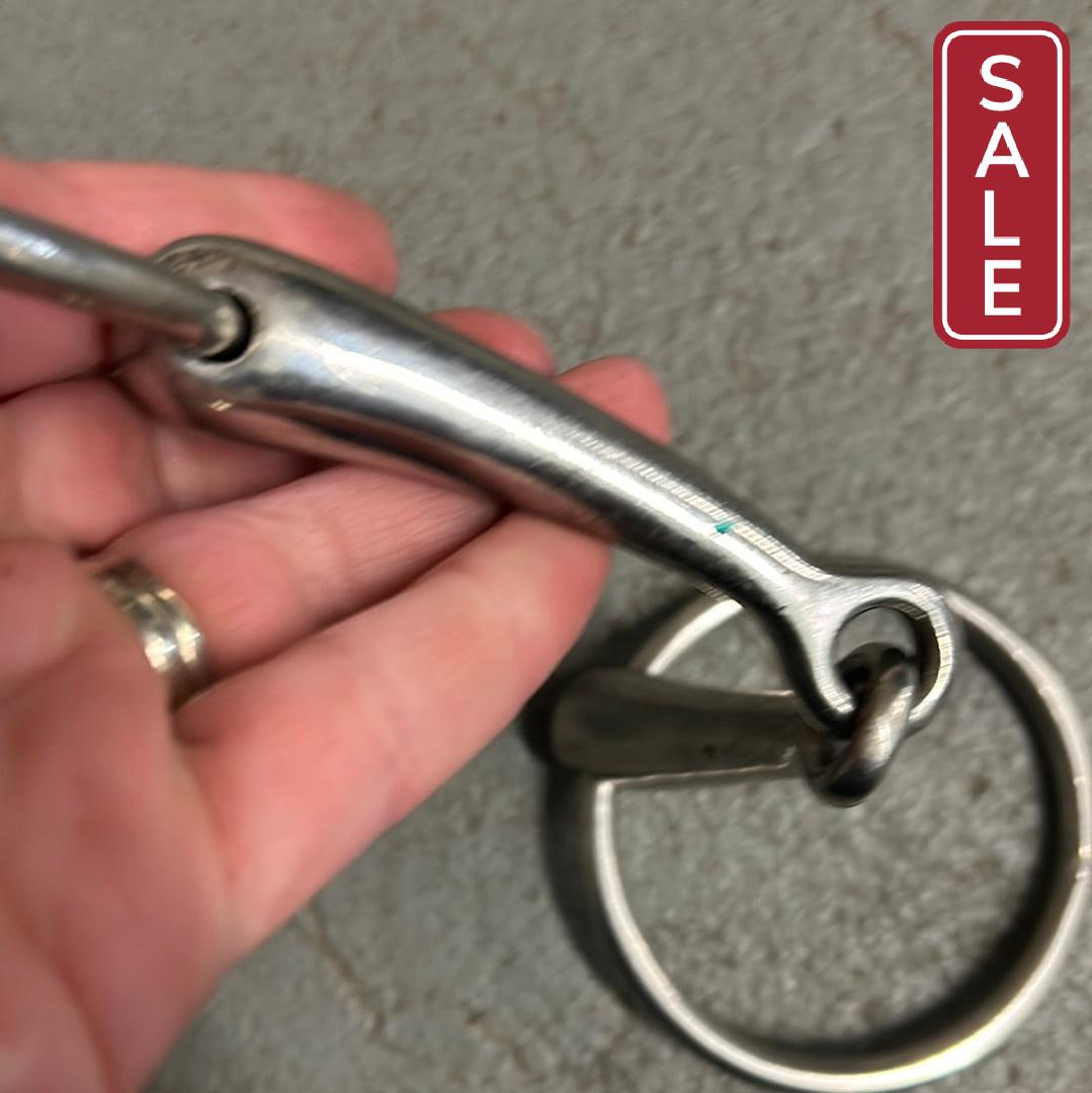 Single Jointed Loose Ring Snaffle 5.25"-Bits-Consignment-Evolution Equestrian Co.