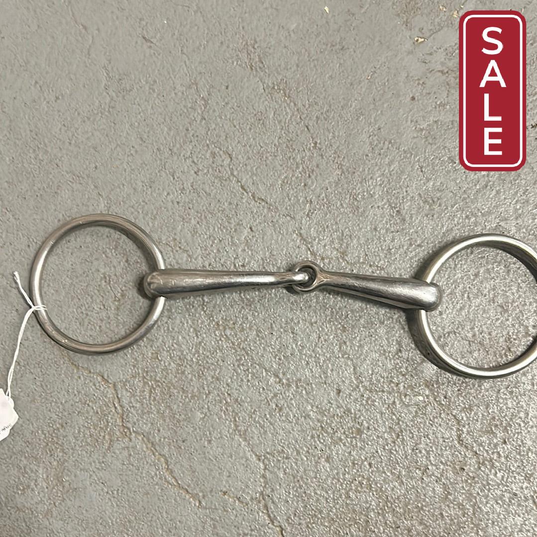 Single Jointed Loose Ring Snaffle 5.25"-Bits-Consignment-Evolution Equestrian Co.
