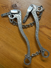 Load image into Gallery viewer, Sliester Engraved Hackamore Shanks-Bitless Bridle-Consignment-Evolution Equestrian Co.
