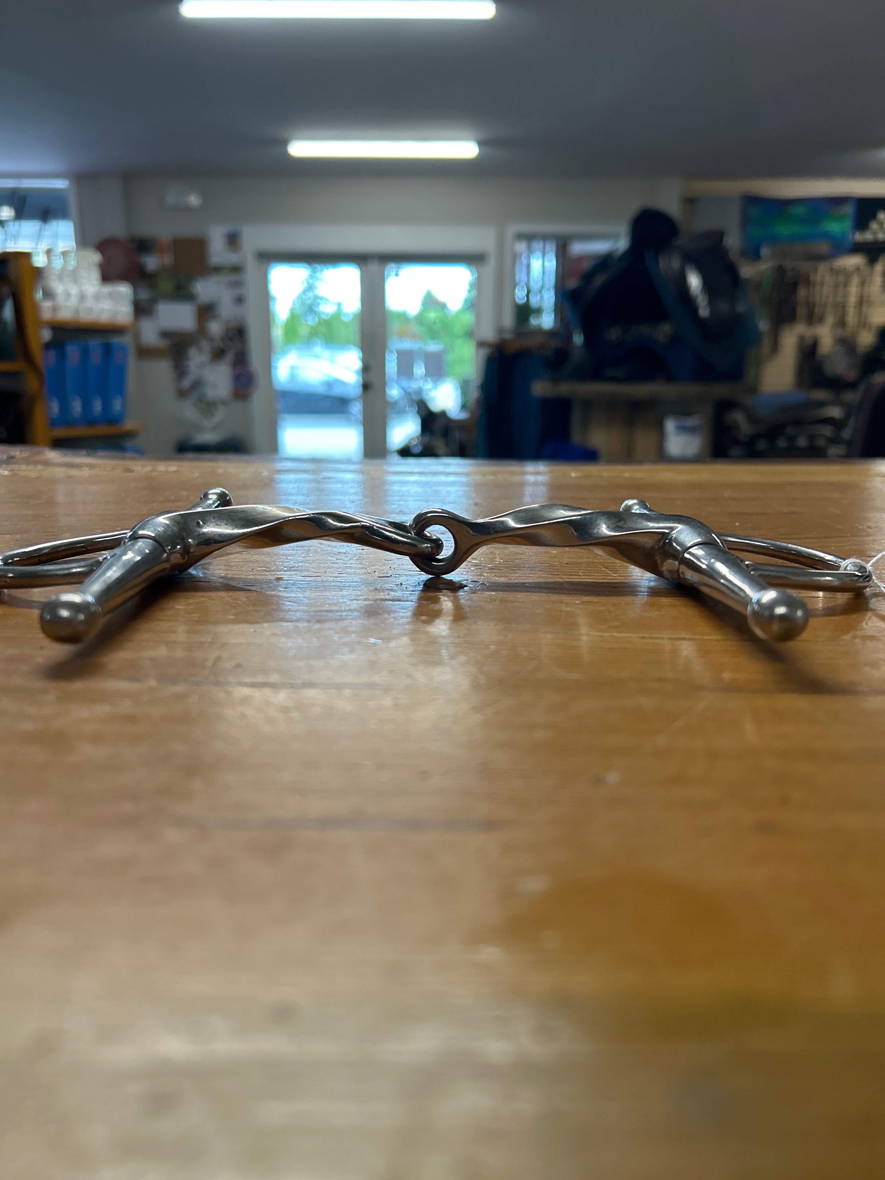 Slow Twist Full Cheek Snaffle 5"-Horse Bits-Consignment-Evolution Equestrian Co.