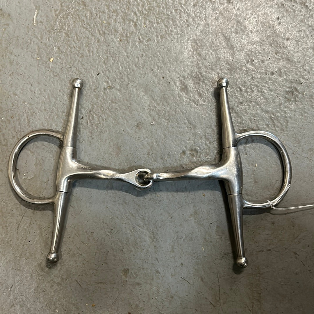 Slow Twist Full Cheek Snaffle 5"-Horse Bits-Consignment-Evolution Equestrian Co.