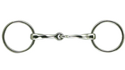 Slow Twist Loose Ring Snaffle-Bits-Can Pro Equestrian Supply-5"-Evolution Equestrian Co.
