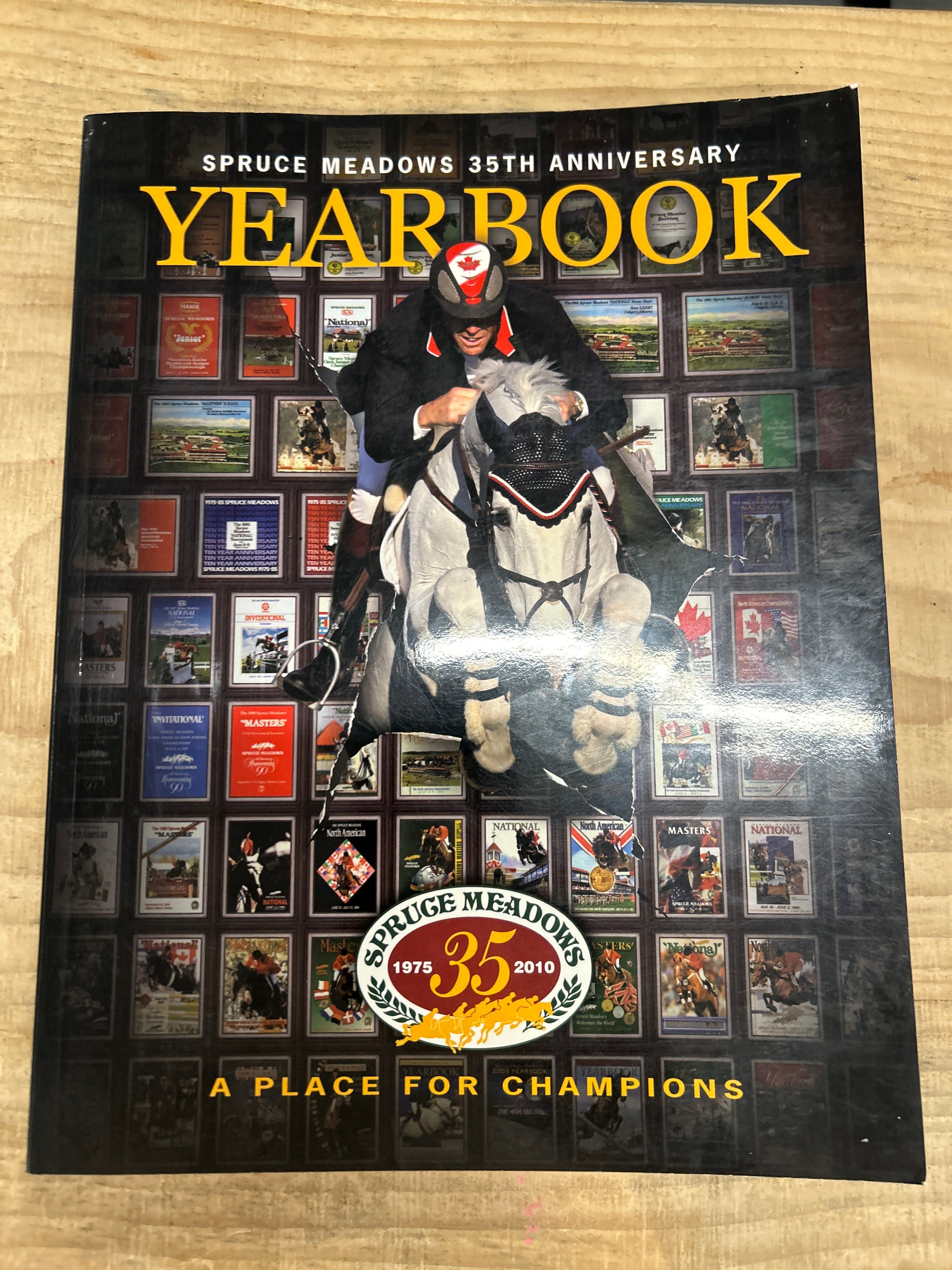 Spruce Meadows 35th Anniversary Yearbook-Book-Consignment-Evolution Equestrian Co.