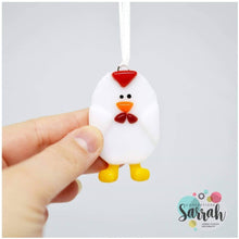 Load image into Gallery viewer, Station pôle Nord inc. - Décoration en verre fusionné Poule-Station pôle Nord inc.-Evolution Equestrian Co.
