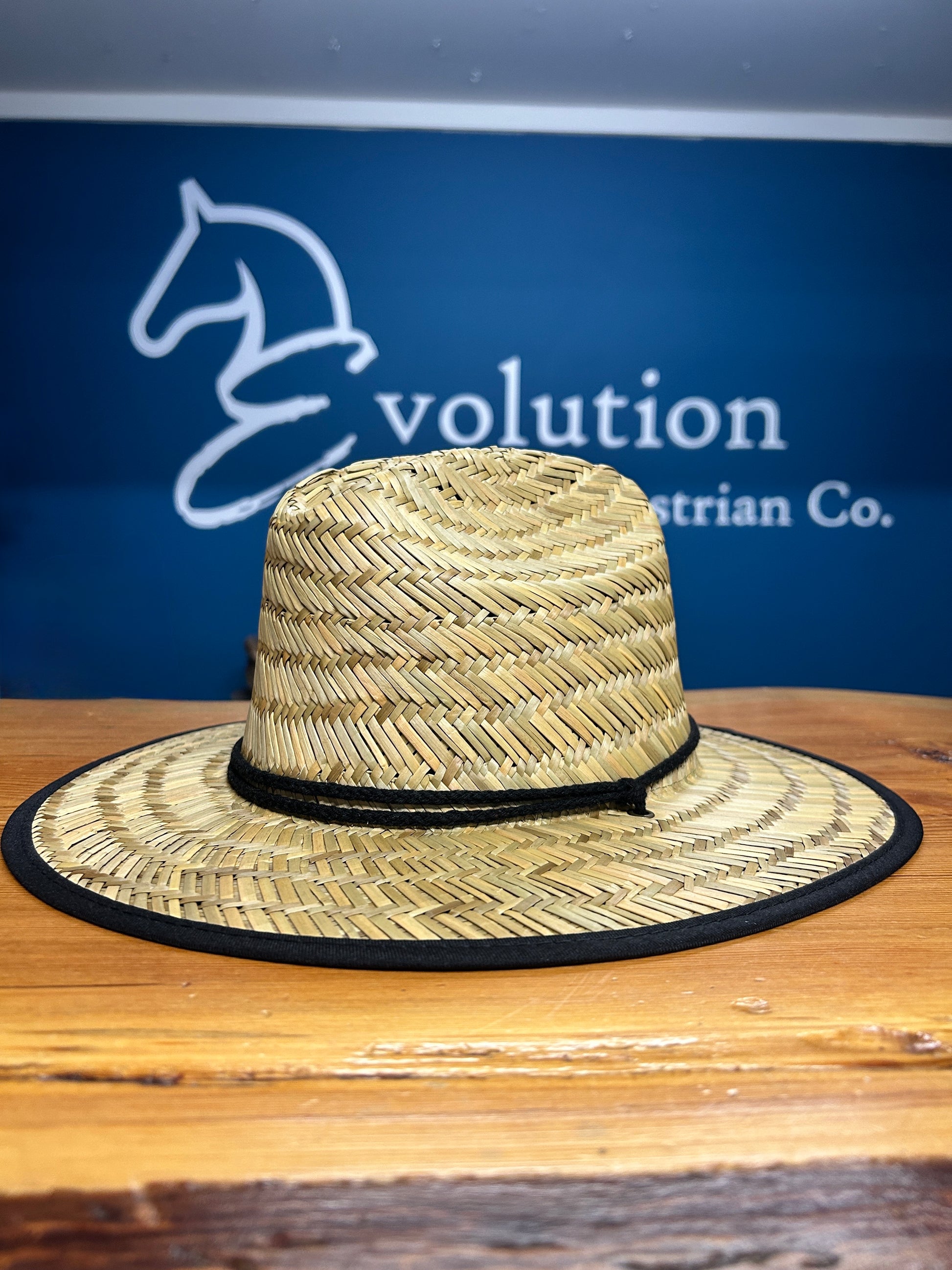 Straw Sun Hat-Hat-Consignment-Hat Band-Evolution Equestrian Co.