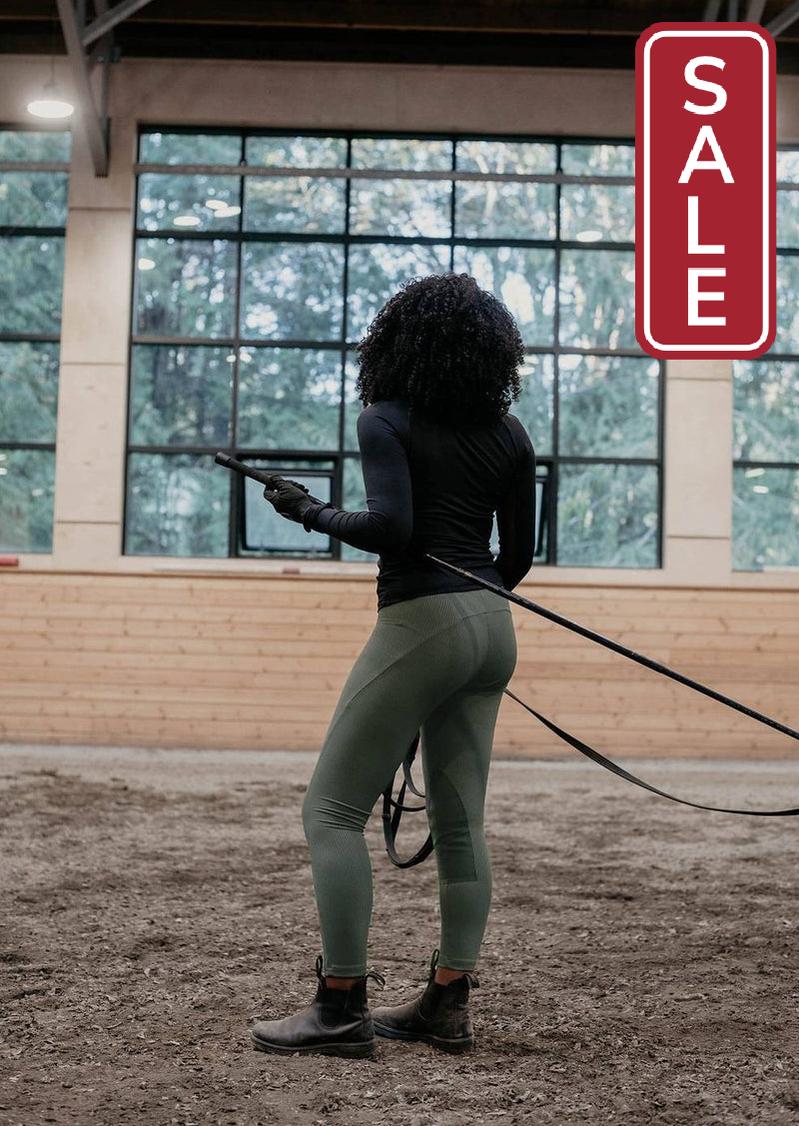 Street & Saddle Bronco Knee Patch Riding Leggings-Clothing-Consignment-Small-Black-Evolution Equestrian Co.