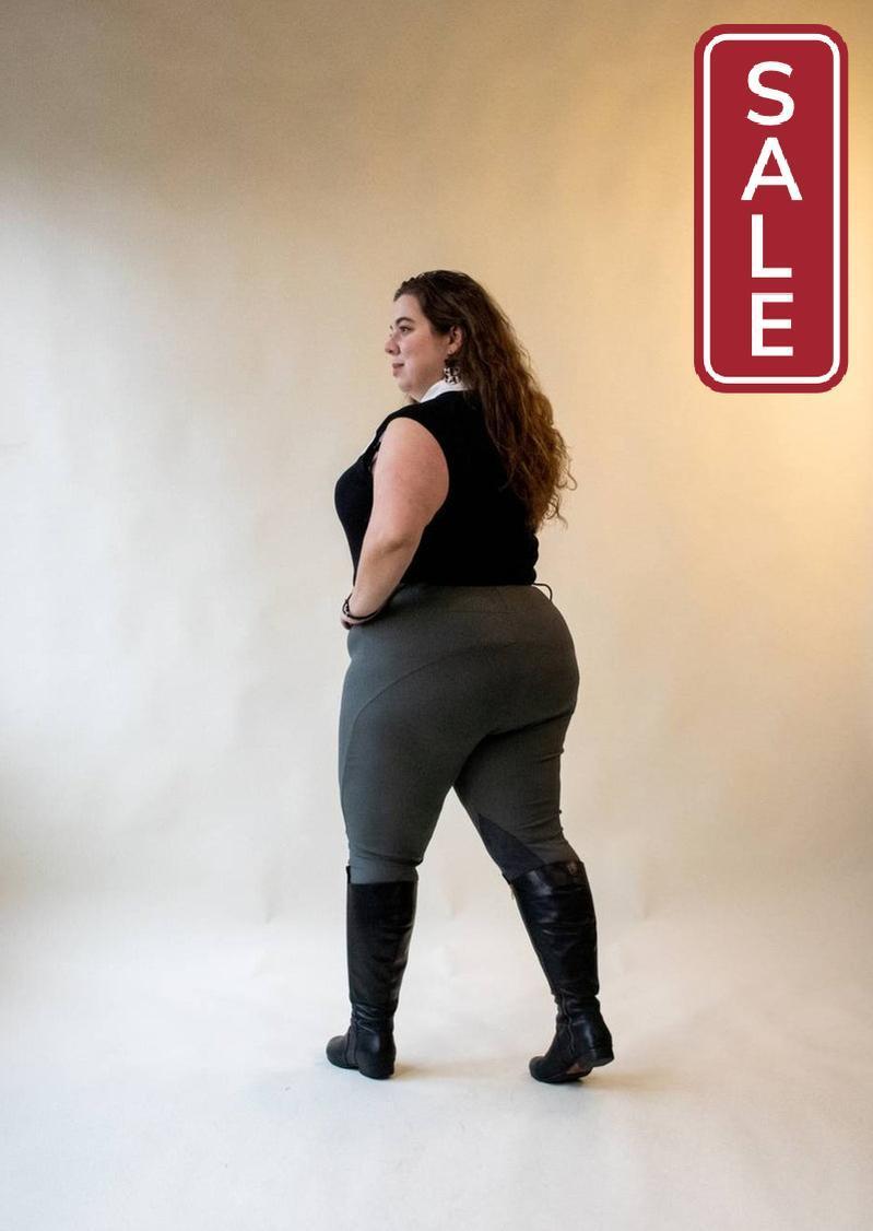 Street & Saddle Bronco Knee Patch Riding Leggings-Clothing-Consignment-Small-Black-Evolution Equestrian Co.