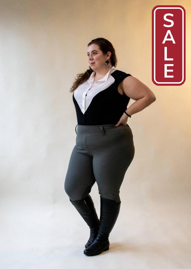 Street & Saddle Bronco Knee Patch Riding Leggings-Clothing-Consignment-Small-Black-Evolution Equestrian Co.