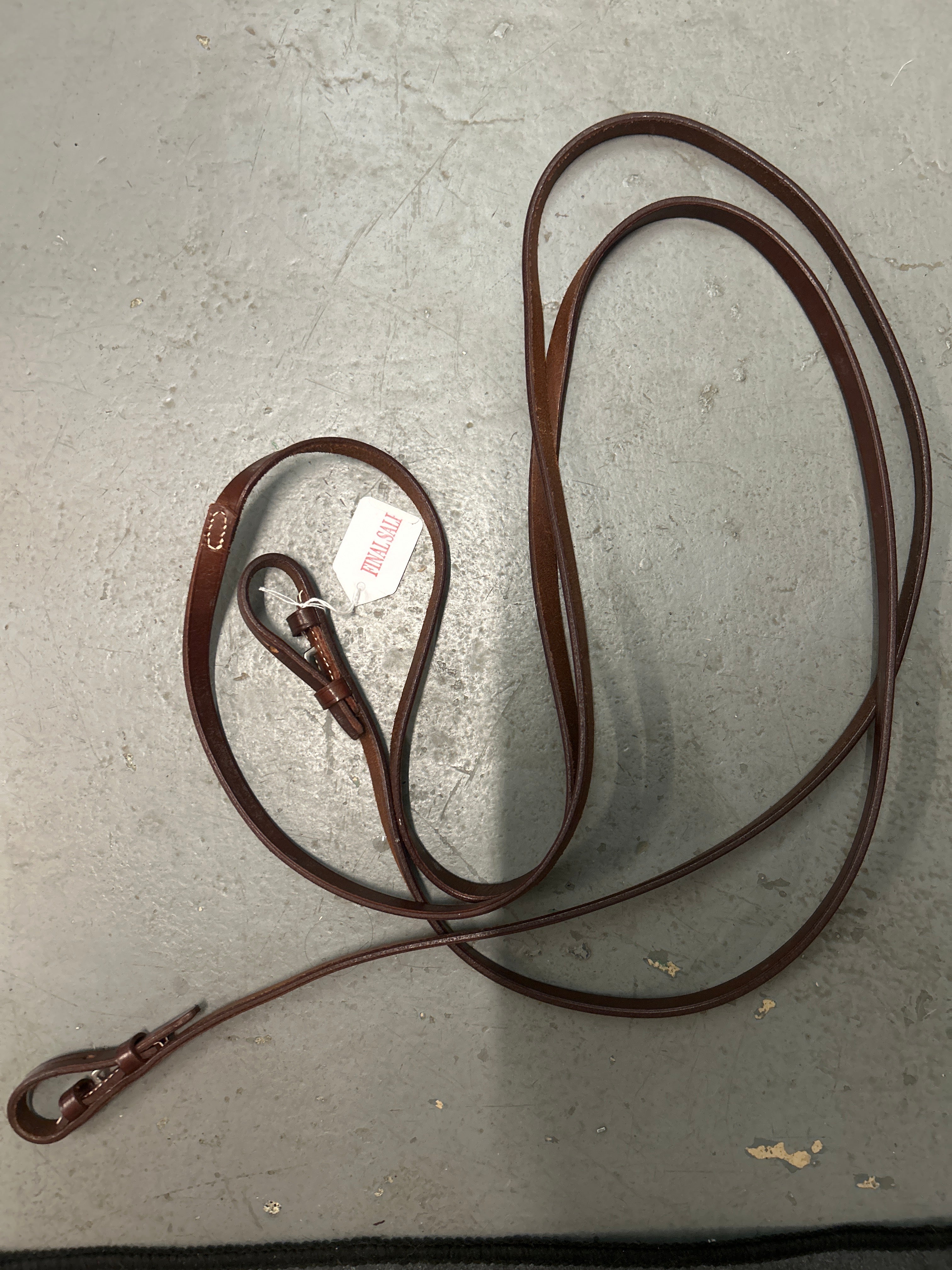 Stubben Curb Reins-English Reins-Consignment-Evolution Equestrian Co.
