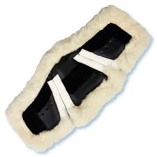 Stubben Equi-Soft Girth Pad Lambskin-English Girth-Stubben North America-Standard (40-45) White-Evolution Equestrian Co.