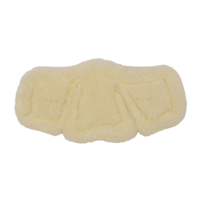 Stubben Equi-Soft Girth Pad Lambskin-English Girth-Stubben North America-Standard (40-45) White-Evolution Equestrian Co.